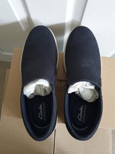NIB Clarks Men's navy nubuck