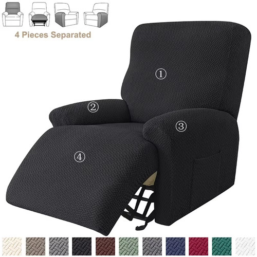Jacquard stretch recliner - stretch, sofa