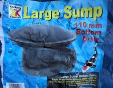 Kockney Koi 110mm Large Sump Koi Fish Pond Solvent Weld Bottom Drain