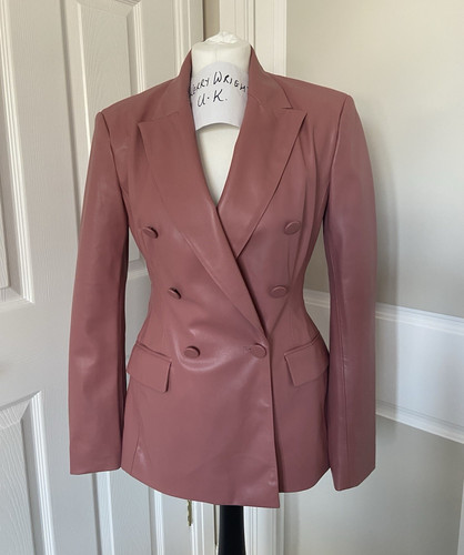 Zara pink faux leather - zara,