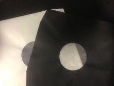 12" RECORD WHITE OR BLACK