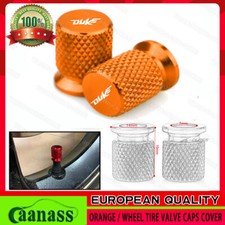 Orange / Wheel Tire Valve caps