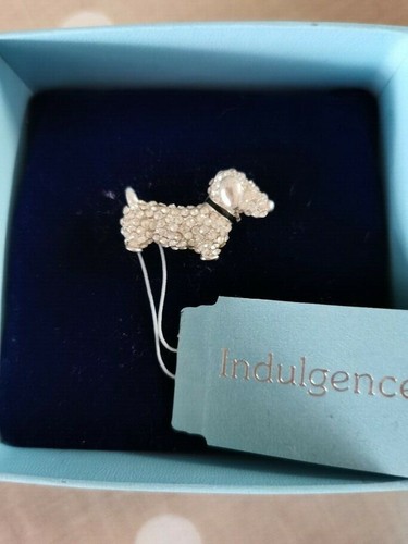 Indulgence dog brooch - dog, brooch.