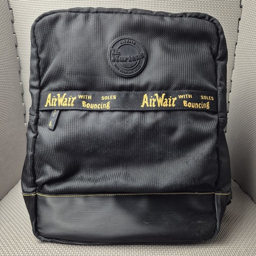 Martens black yellow - dr, nylon