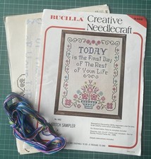 Bucilla Creative Needle Today Stamped Cross Stitch Kit New Complete No.8402