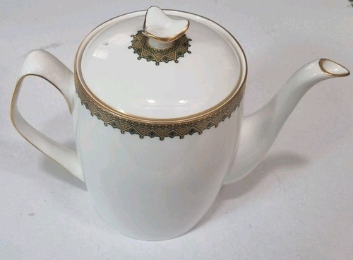 Spode coffeepot green diadem - spode,