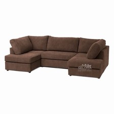 U Shape Corner Sofa Jumbo Cord