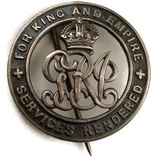 WW1 British Silver War Badge