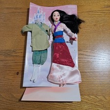MULAN Doll DISNEY Movie Figure Rare & Extra Outfit Disney Parks & Resorts