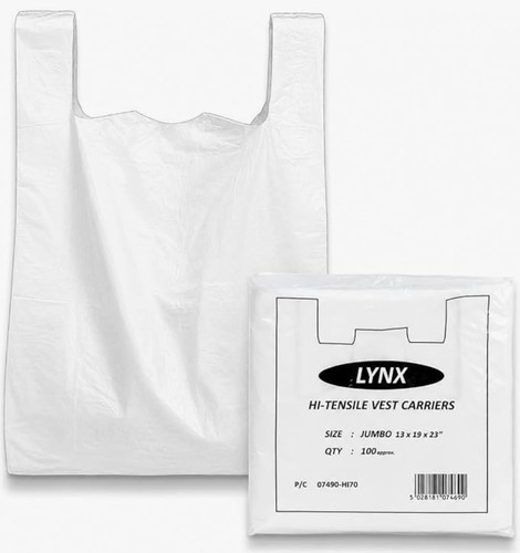 100x white reusable vest - 100x,