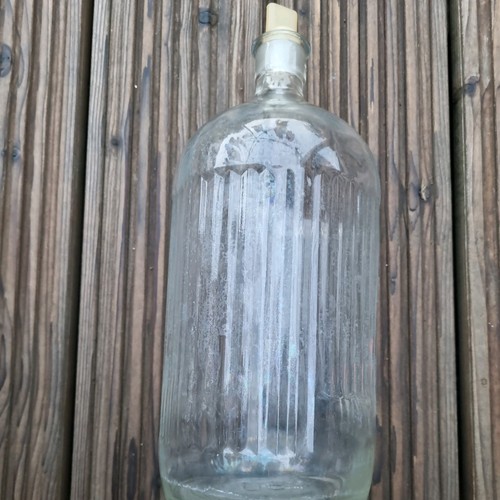 Vintage large glass apothecary - large,
