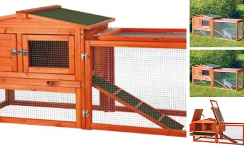 Natura outdoor rabbit hutch - outdoor,