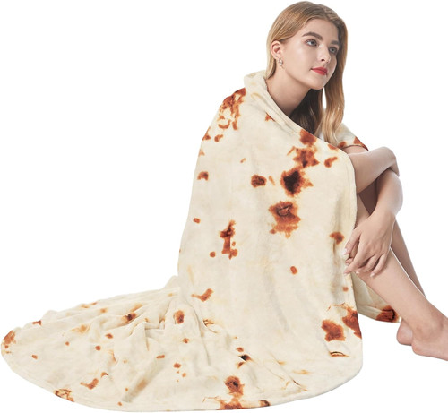 Burrito tortilla blanket 47in - burrito,