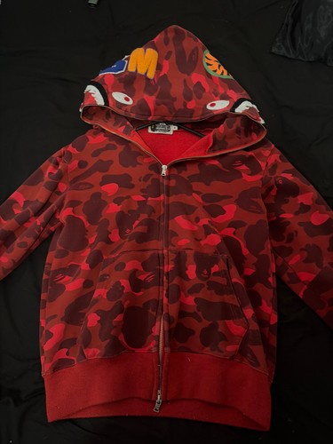 Red bape jacket medium - medium,