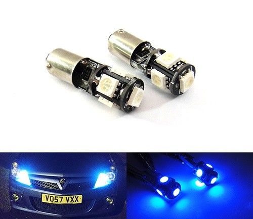 Blue 233 ba9s t4w led - 5,