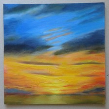 ‘Sunset, Storm Clearing’