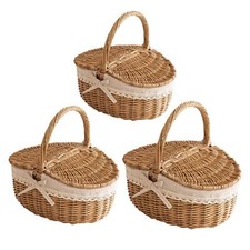 Wicker Picnic Basket with