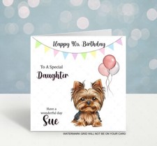 personalised  birthday card