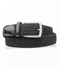 Philipsons Italian Made Mens Braided Woven Stretch Fabric belt size 95/110 S/M