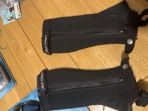 Black child half chaps - ,