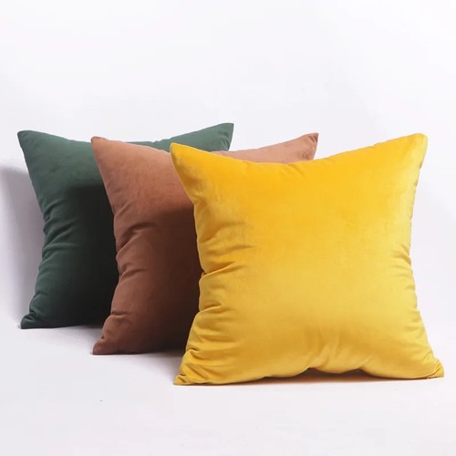 Plush velvet cushion cover - cushion,
