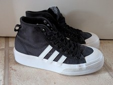 Adidas Nizza black & white mid