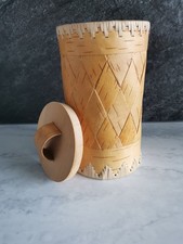 Birch Bark Canister Tall