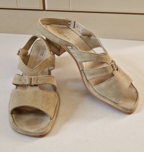 Women beige rohde suede - suede, low