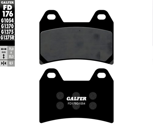 Brake pads galfer fd176g1054 - pads,