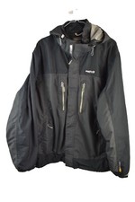 Regatta Mens Black hooded ZIp Up Anorak Jacket Size L outdoors