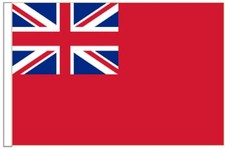 Red Ensign Merchant Navy Sleeved Courtesy Flag ideal for Boats 45cm x 30cm