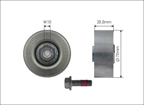 New deflection guide - new, pulley