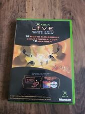XBOX LIVE STARTER KIT DISK 12 Months Live - Used Vintage 