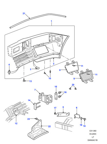 Land rover genuine spoiler - land,