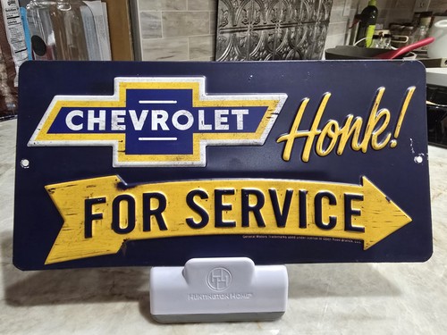 Chevrolet metal sign honk - metal, for