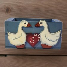 Vintage Country Geese Wooden