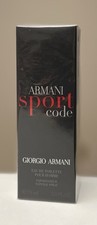 Giorgio Armani Code Sport 2.5oz 75ml Men's Eau de Toilette New Sealed