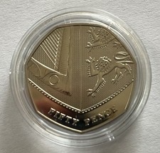 2010 Royal Shield of Arms Bunc 50p Coin. Very Rare Coin Excellent Condition.