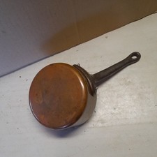 copper pan french vintage stamped country kitchen cook chef bake pot sauce jus