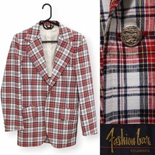 FASHION BAR mens red white