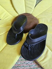 🐞Skechers Black Flip Flops