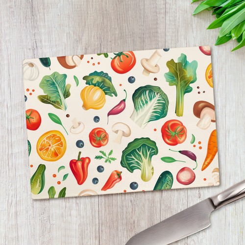 Fruit veg pattern - veg,