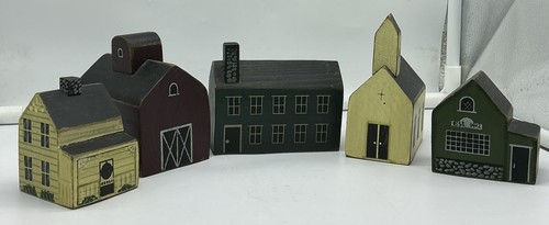 Country village set wooden - set,
