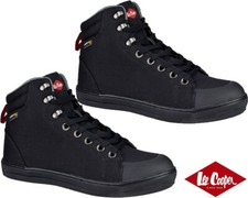 Lee cooper Safety Steel Toe Cap Hi Top Work Baseball Cordura Boot Trainer Shoes