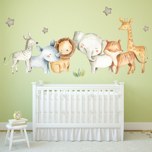 Cute safari friends nursery - safari,