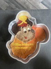Vintage Wilton Disney Mickey Mouse Cake Pan Tin - 1976 - Baking Form Mold 
