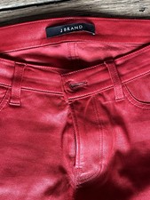 J Brand Cherry Rebel Red Real