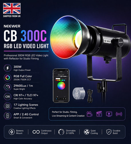 Neewer cb300c 300w - rgb,