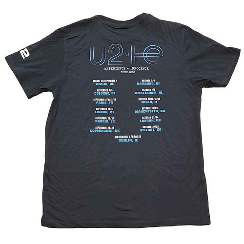 Unisex shirt repeat logo - u2,