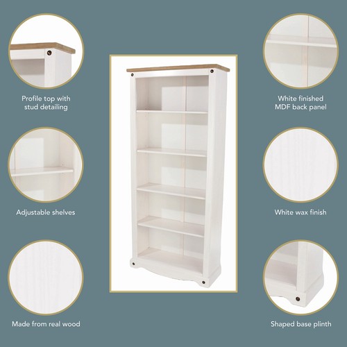 Corona tall bookcase antique - corona, bookcase,